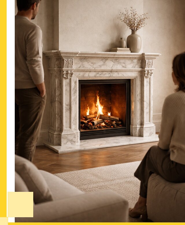 Мраморные камины под ключ в Астрахани от 256900 р. | ЭриданСтр