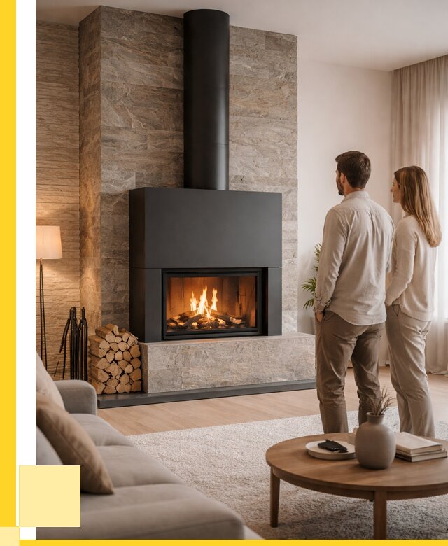 Закрытые камины под ключ в Астрахани от 123312 р., ЭриданСтр