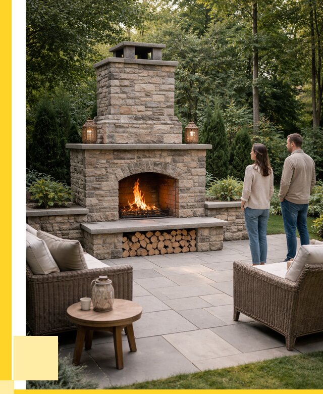 Уличные камины из кирпича в Астрахани от 154140 р. | ЭриданСтр