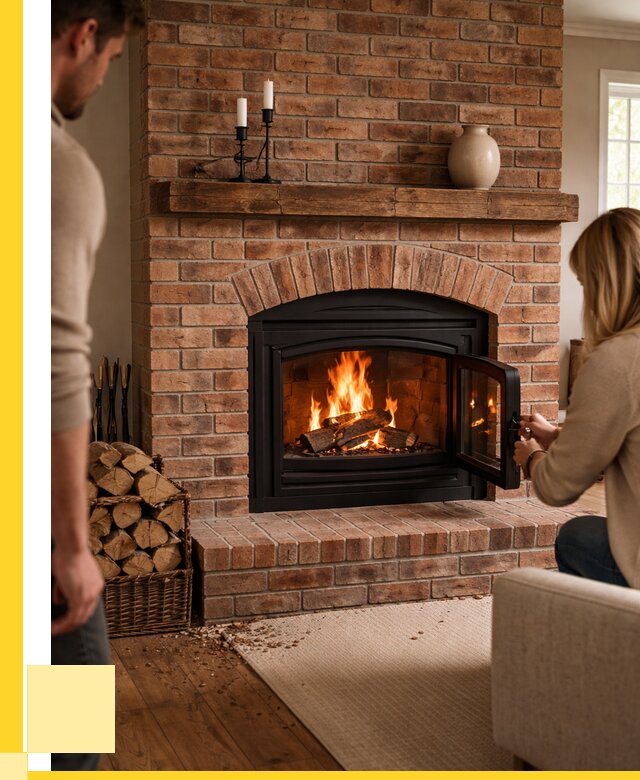 Кирпичные камины под ключ в Астрахани от 154140 р. | ЭриданСтр