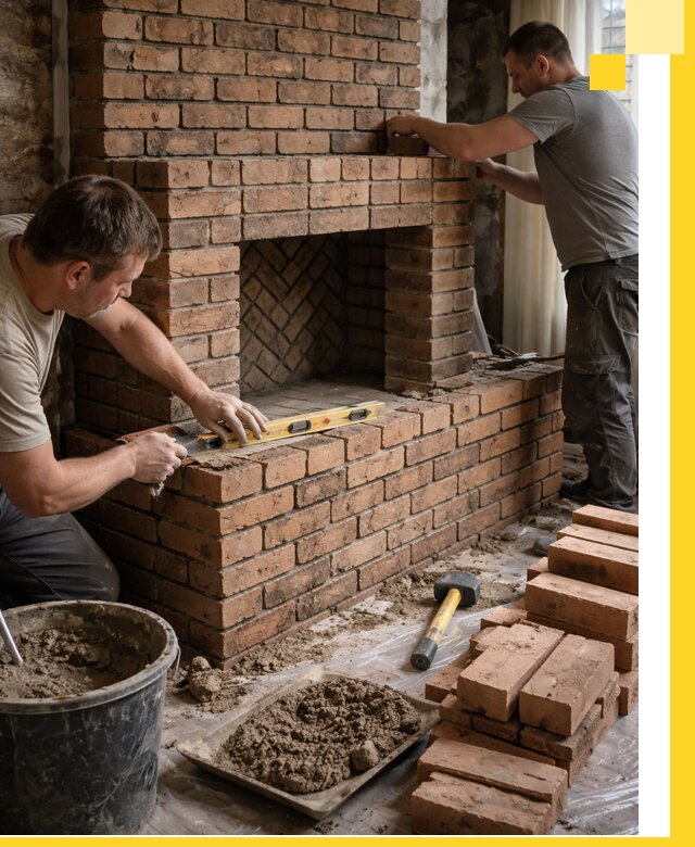 Изготовление и установка кирпичных каминов в Астрахани