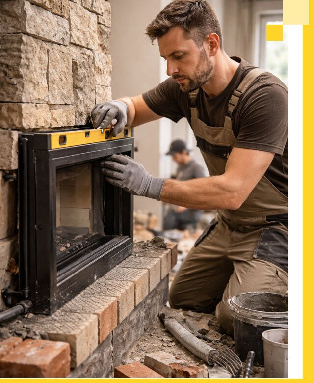 Дровяные камины под ключ в Астрахани: монтаж, обустройство