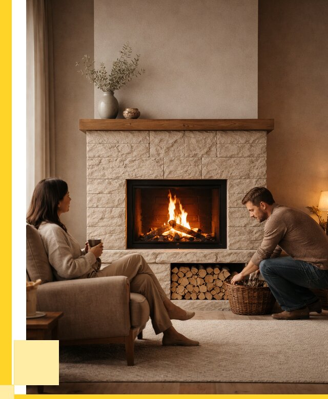 Камины для дома в Астрахани под ключ от 154140 р. | ЭриданСтр