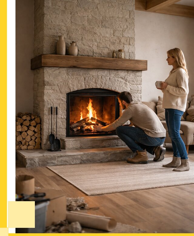 Камины для загородного дома в Астрахани от 359660 р., ЭриданСтр