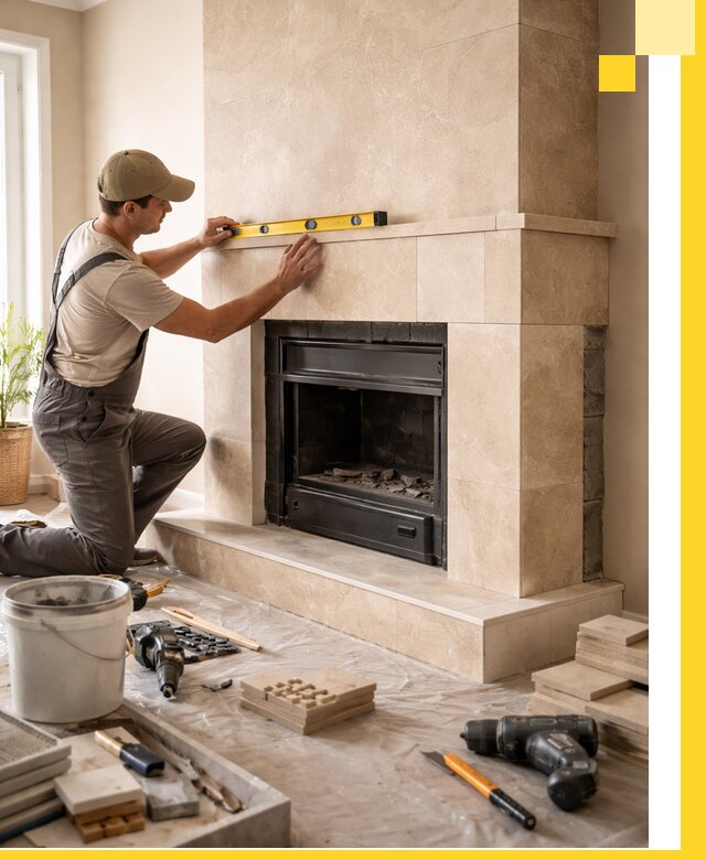 Установка и монтаж каминов в частном доме под ключ в Астрахани