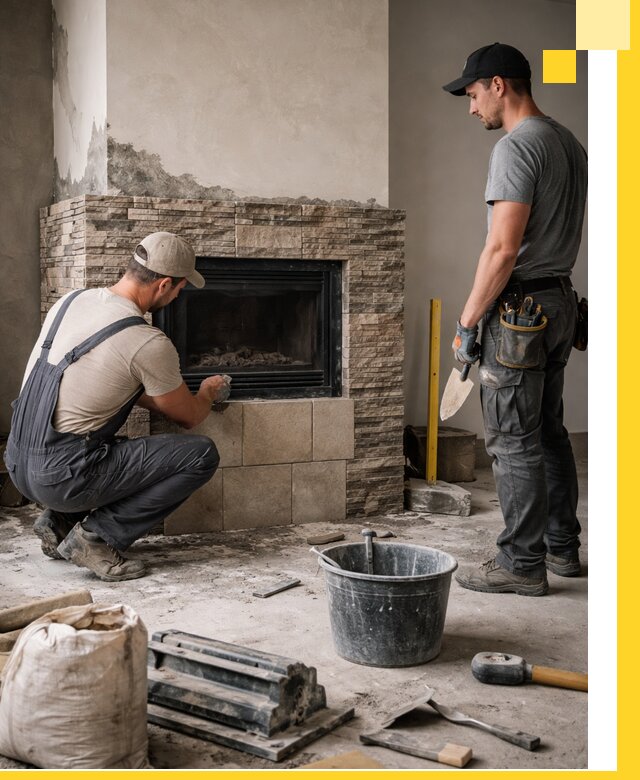 Камины под ключ в Астрахани: проект, изготовление и монтаж