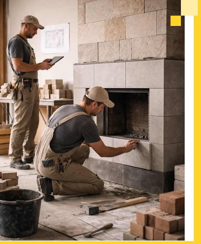 Индивидуальные проекты каминов и каминных систем в Астрахани