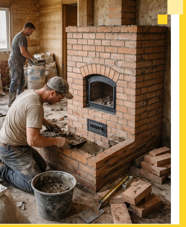 Профессиональное строительство печей в Астрахани под ключ