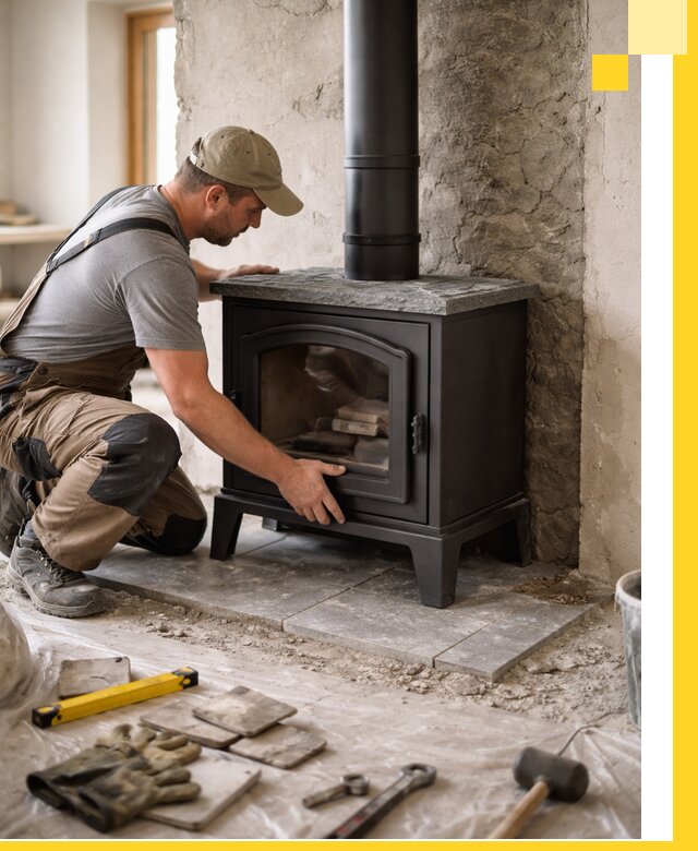 Профессиональный монтаж печей и каминов в Астрахани под ключ