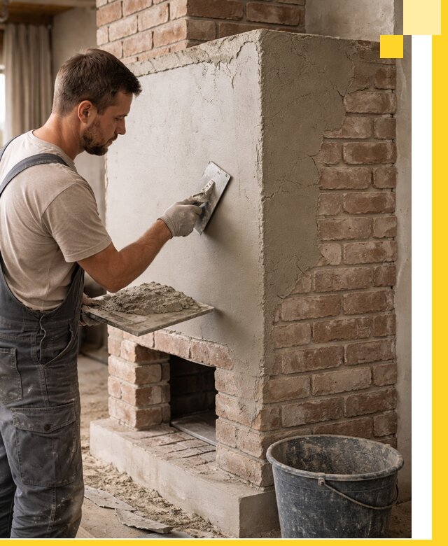 Отделка печей и облицовка каминов в Астрахани под ключ