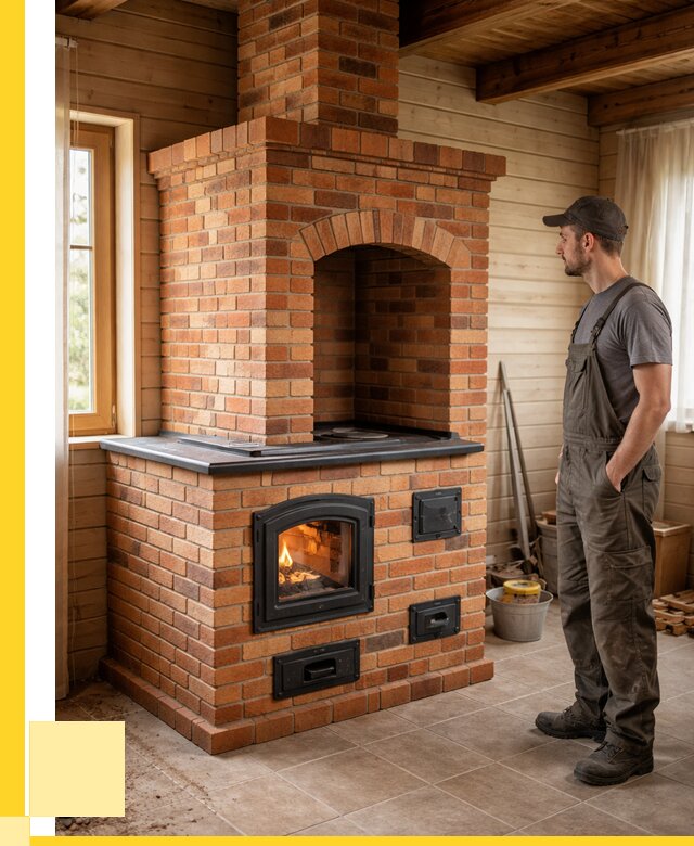 Кирпичные печи в Астрахани: купить от 154140 р. | ЭриданСтр