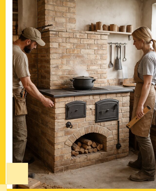 Варочно отопительные печи в Астрахани от 92484 р. | ЭриданСтр