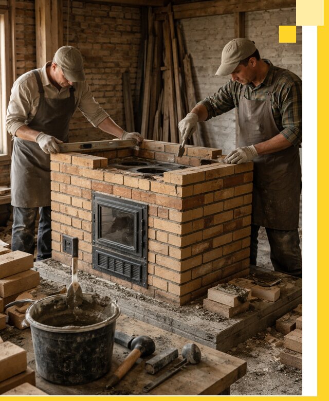 Изготовление и установка варочных печей под ключ в Астрахани