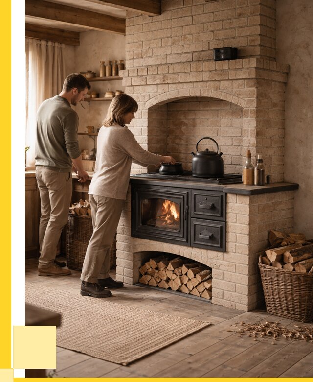 Печи с плитой в Астрахани от 46242 р. | ЭриданСтр — кирпичная печь