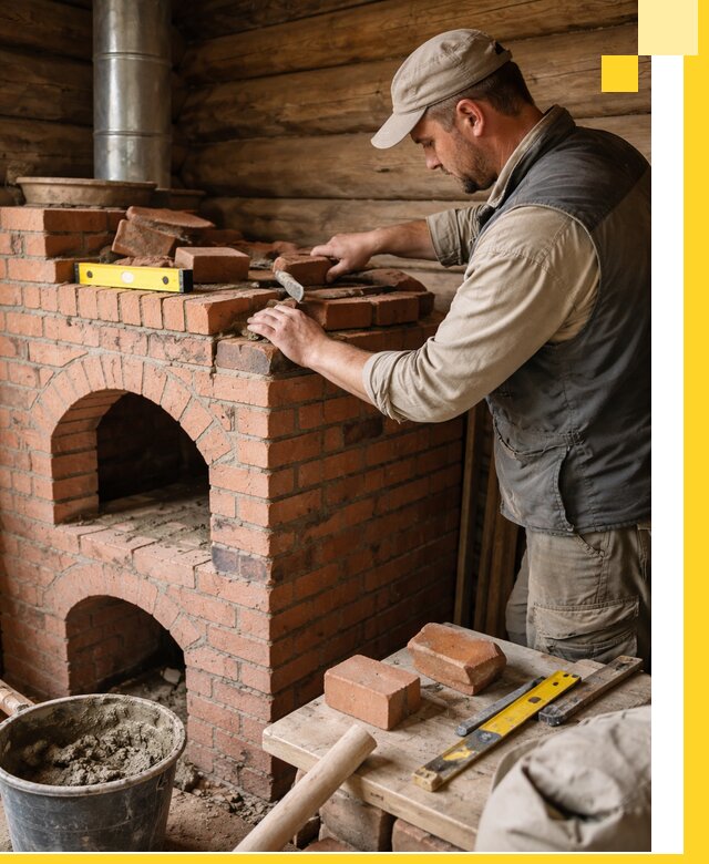 Изготовление и установка русских печей в Астрахани под ключ