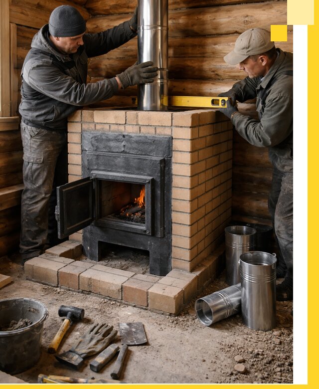 Проектирование, изготовление и установка банных печей в Астрахани