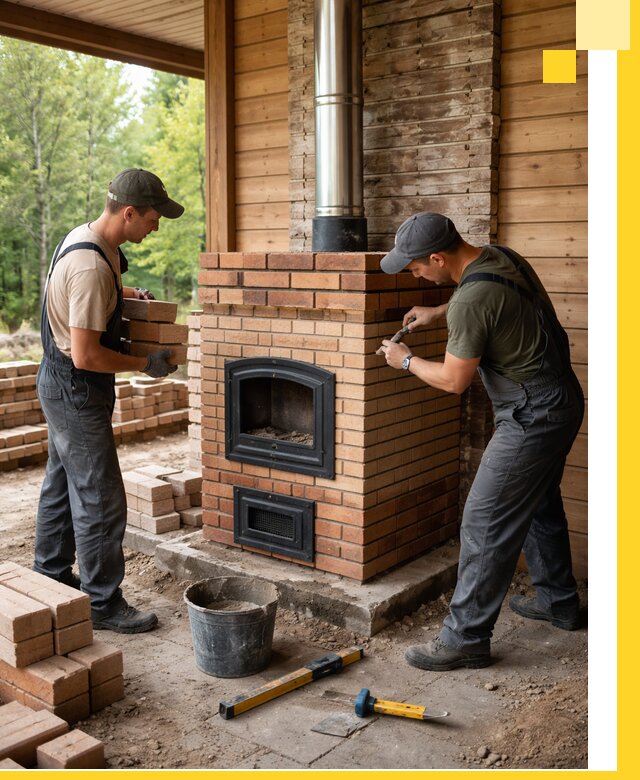 Производство и установка дачных печей под ключ в Астрахани