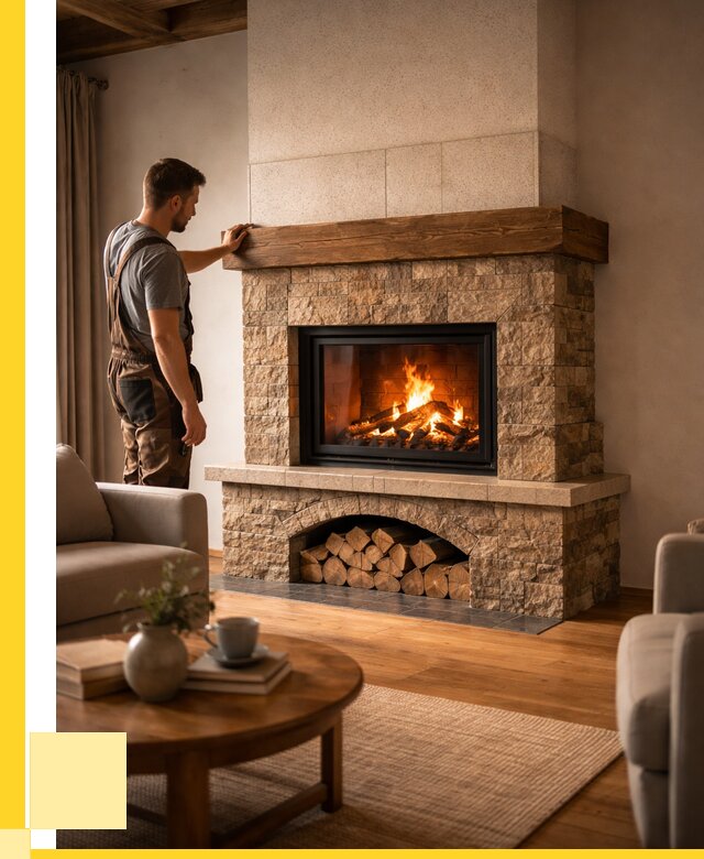 Печи камины для дома под ключ в Астрахани от 56518 р. | ЭриданСтр