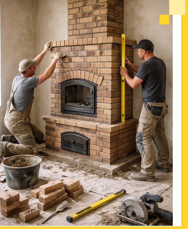 Продажа и установка печей и каминов для дома под ключ в Астрахани