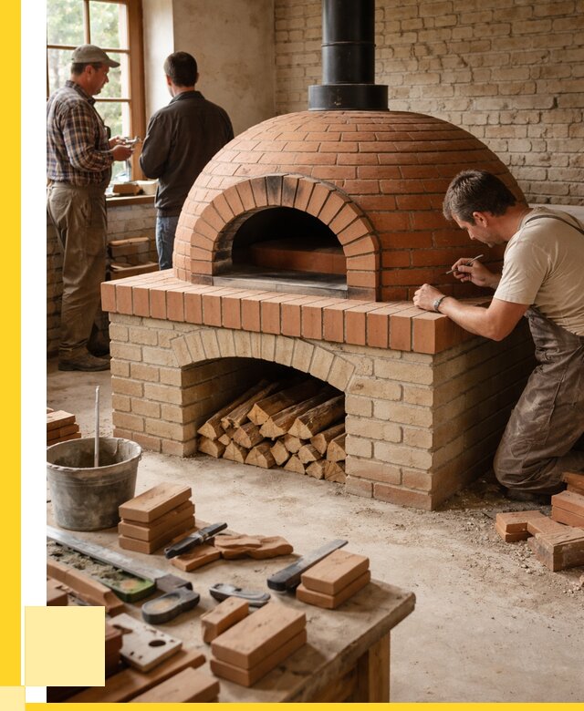 Помпейская печь дровяная для пиццы в Астрахани | ЭриданСтр от 205520 р.