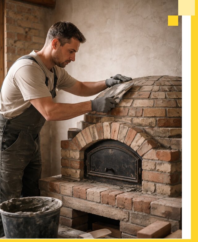 Изготовление и монтаж помпейских печей на заказ в Астрахани