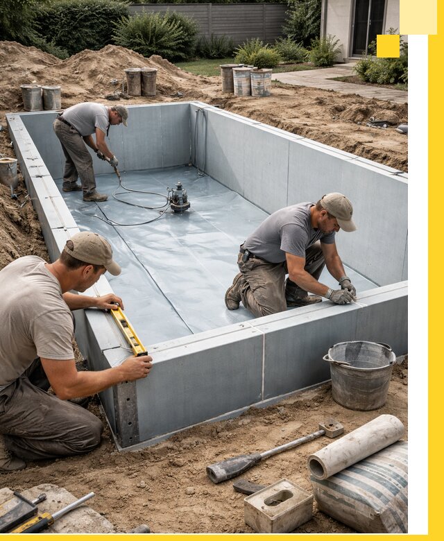 Профессиональный монтаж бассейнов под ключ в Астрахани с гарантией