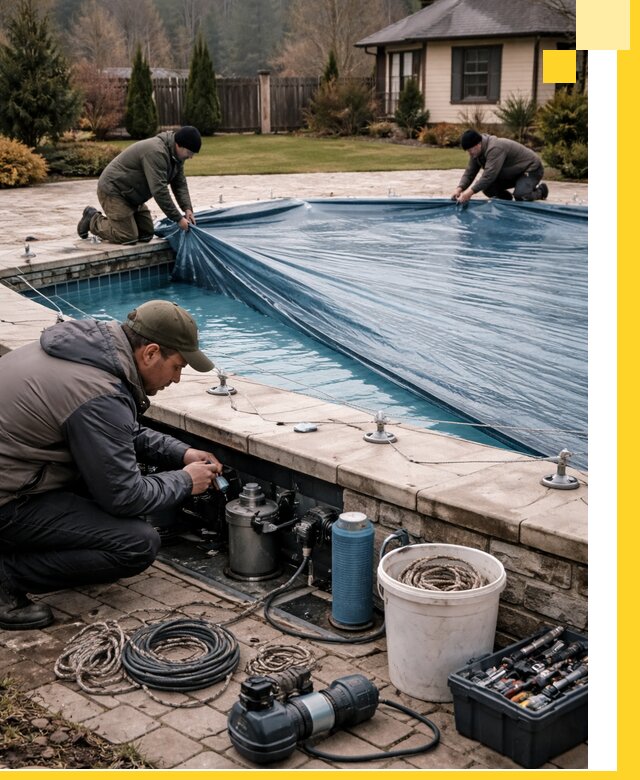 Консервация бассейнов в Астрахани: подготовка к длительному хранению