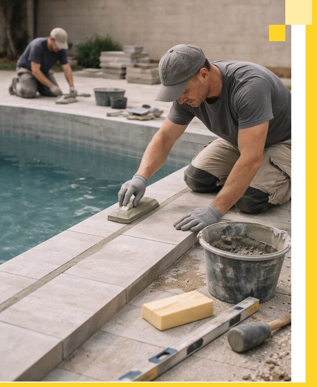 Отделка бассейнов в Астрахани: декоративная отделка и гидроизоляция