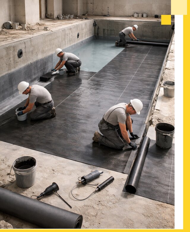 Профессиональная гидроизоляция бассейнов и чаш в Астрахани под ключ