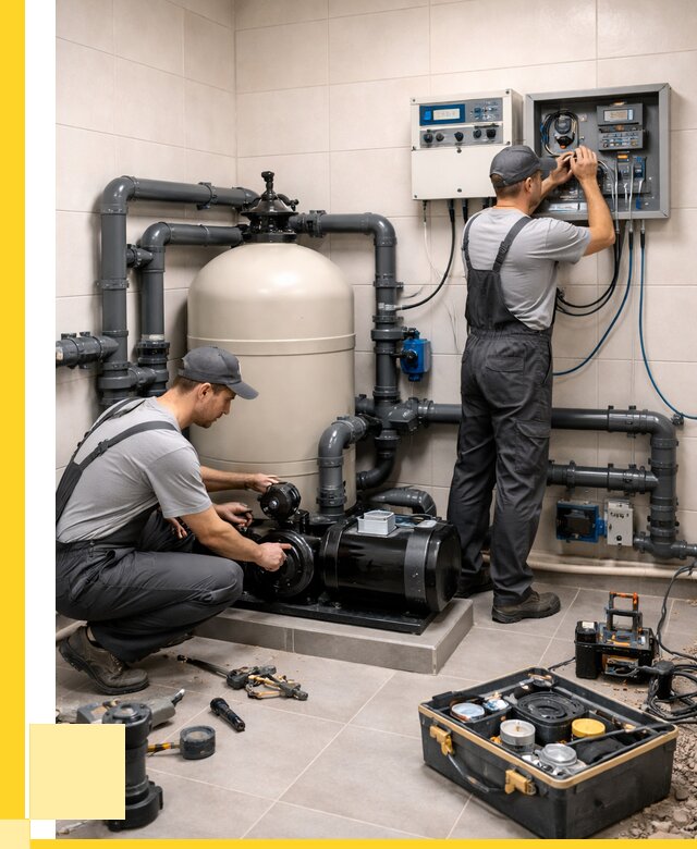 Монтаж оборудования для бассейнов в Астрахани от 41104 р. | ЭриданСтр