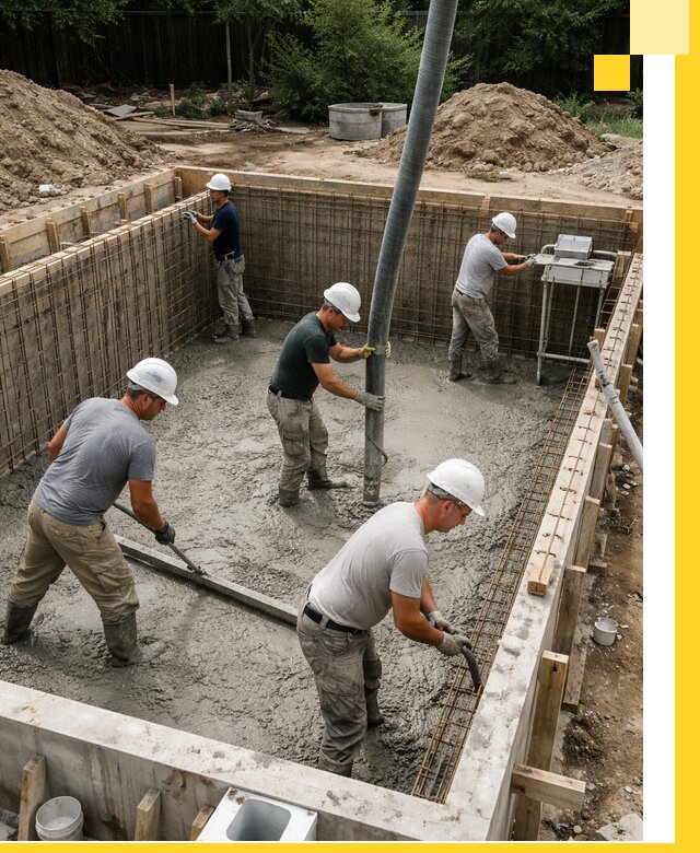 Строительство бетонных бассейнов под ключ в Астрахани