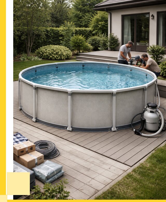 Купить каркасные бассейны в Астрахани от 46242 р. | ЭриданСтр