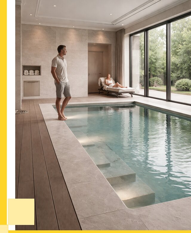 Бассейны в коттедже под ключ в Астрахани от 1233120 р. | ЭриданСтр