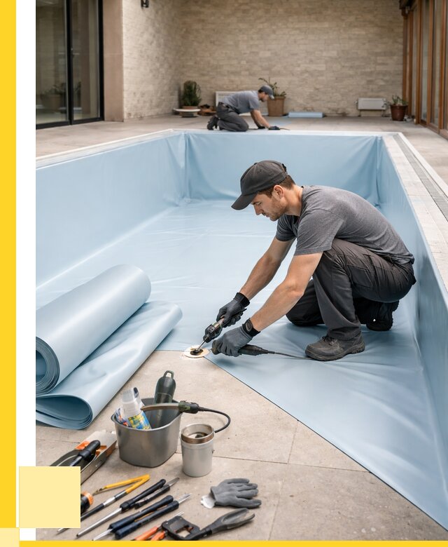 Пленка ПВХ для бассейнов в Астрахани от 2569 р. | ЭриданСтр