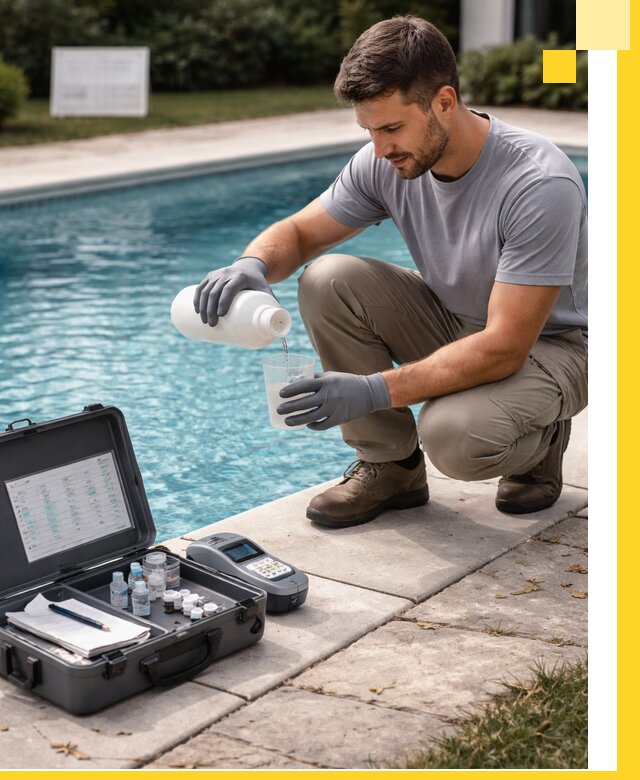 Профессиональная дезинфекция воды в бассейне в Астрахани