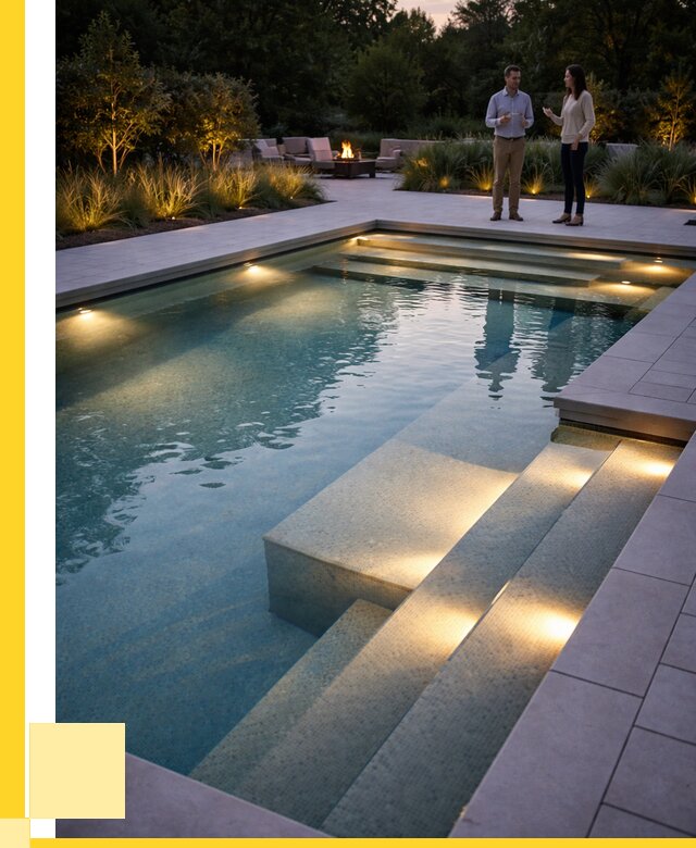 Освещение бассейнов в Астрахани под ключ от 25690 р. | ЭриданСтр