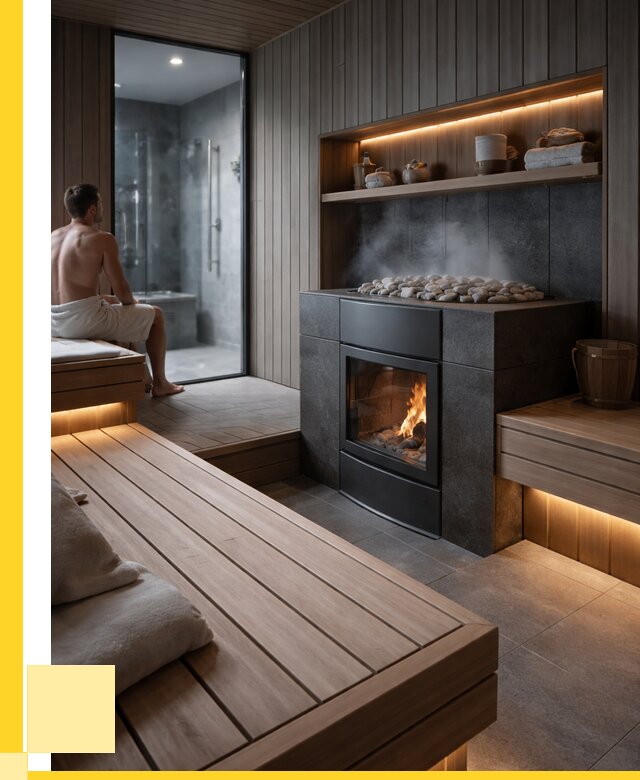 Проект сауны в частном доме в Астрахани от 35966 р. | ЭриданСтр