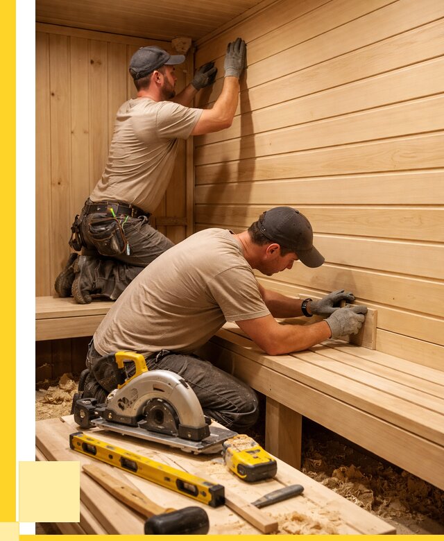 Обшивка саун вагонкой в Астрахани от 2569 р. | ЭриданСтр