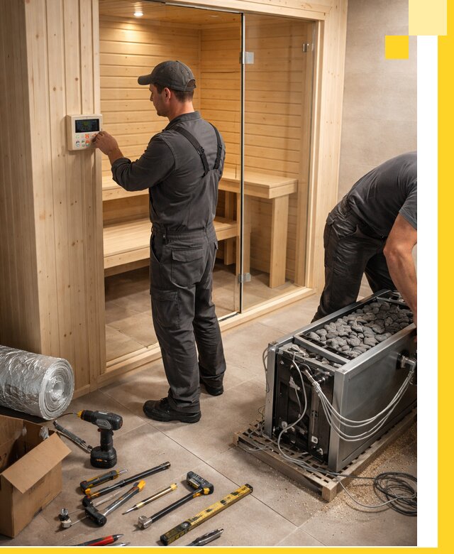 Поставка, установка и монтаж электрических саун в Астрахани