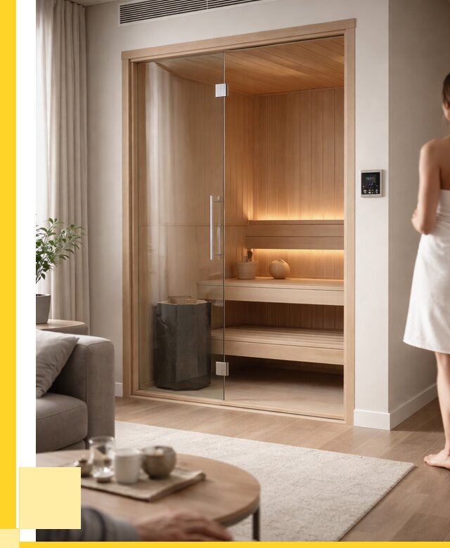 Сауна в квартире под ключ в Астрахани от 123312 р. ЭриданСтр