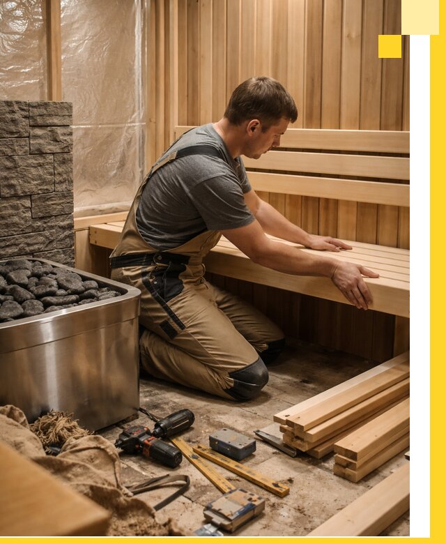 Сауны для дома под ключ с проектированием и монтажом в Астрахани