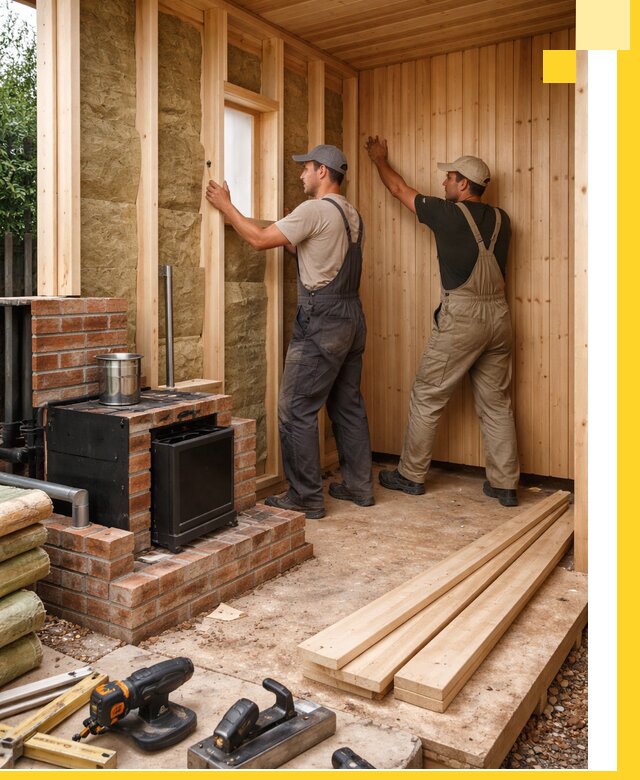 Строительство и установка дачных саун под ключ в Астрахани