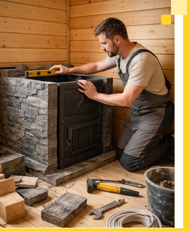 Производство и установка печей для саун под ключ в Астрахани