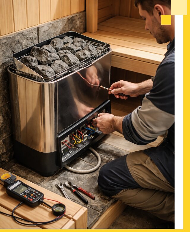 Продажа и установка электрокаменок для саун в Астрахани