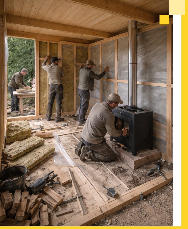 Профессиональный монтаж бань под ключ в Астрахани для дома