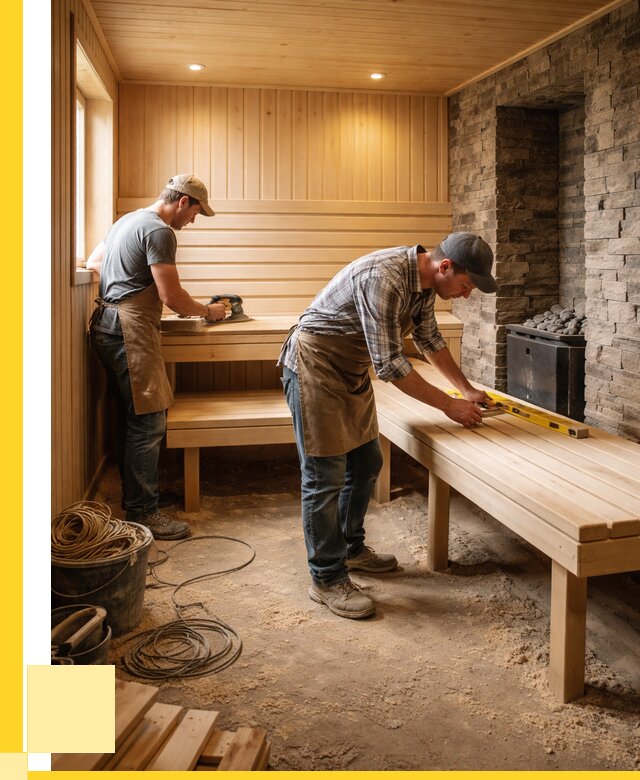 Отделка бани в Астрахани: внутренняя отделка от 3083 р. | ЭриданСтр