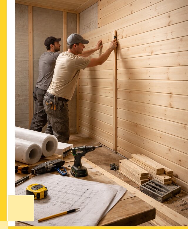 Обшивка бани вагонкой в Астрахани от 1233 р., ЭриданСтр