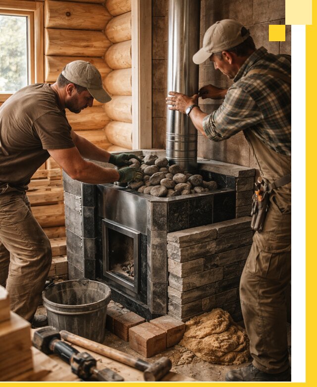 Строительство и отделка русских бань под ключ в Астрахани