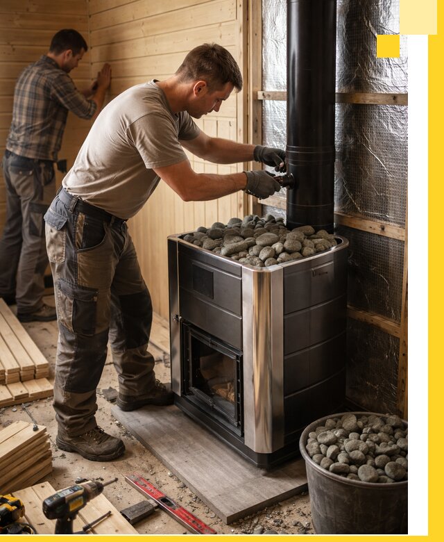 Проектирование и строительство парилок для бани в Астрахани под ключ