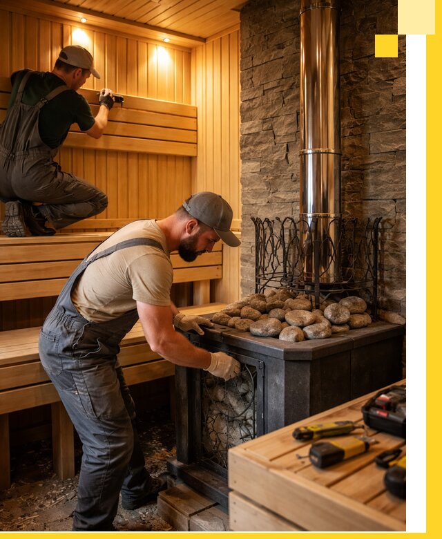 Комплексный дизайн бань, саун и зон отдыха в Астрахани